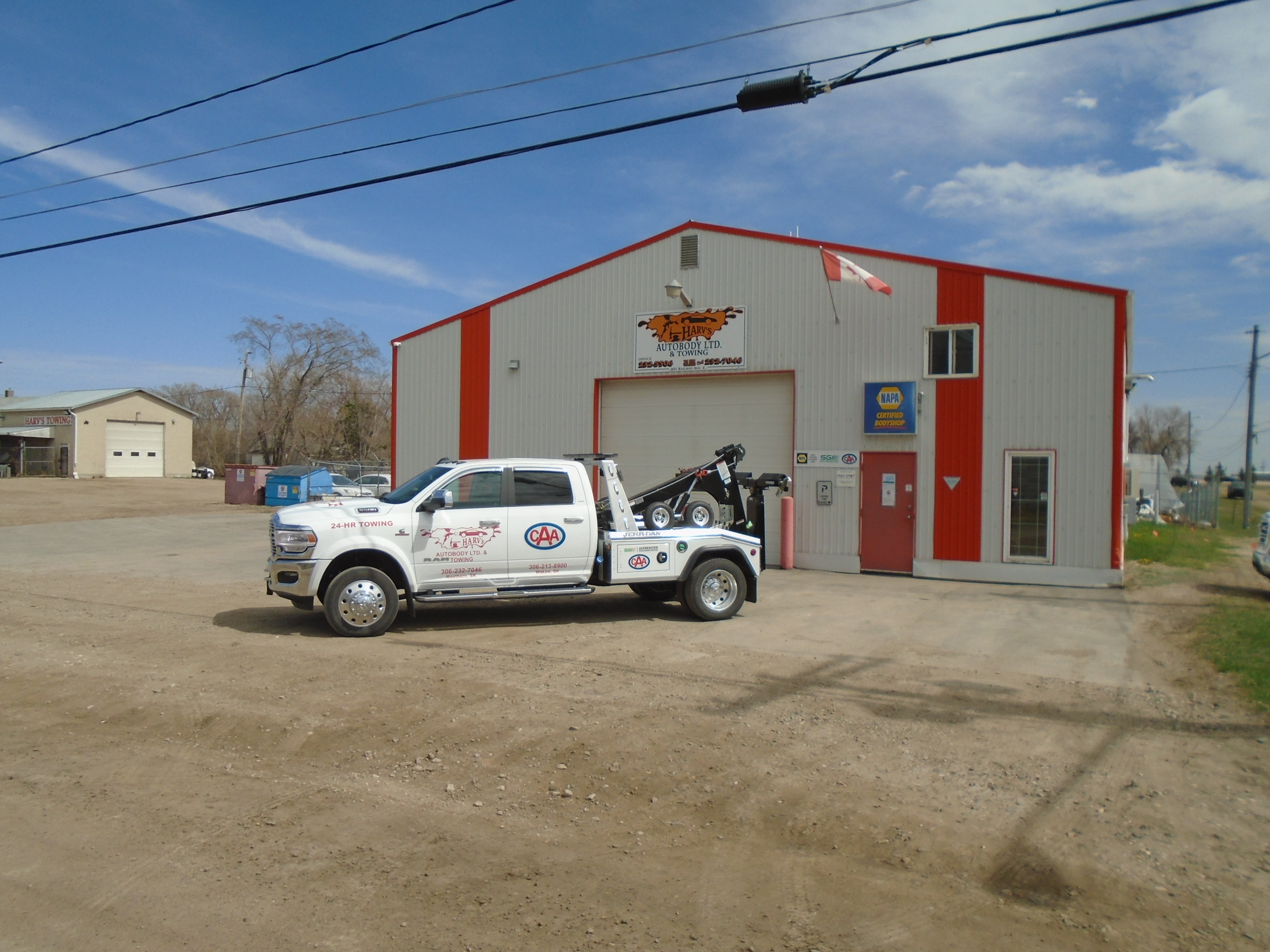 Harv's Autobody shop