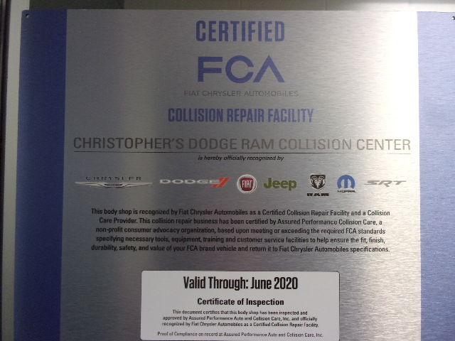 Christopher's Dodge Ram Collision Center gallery 5